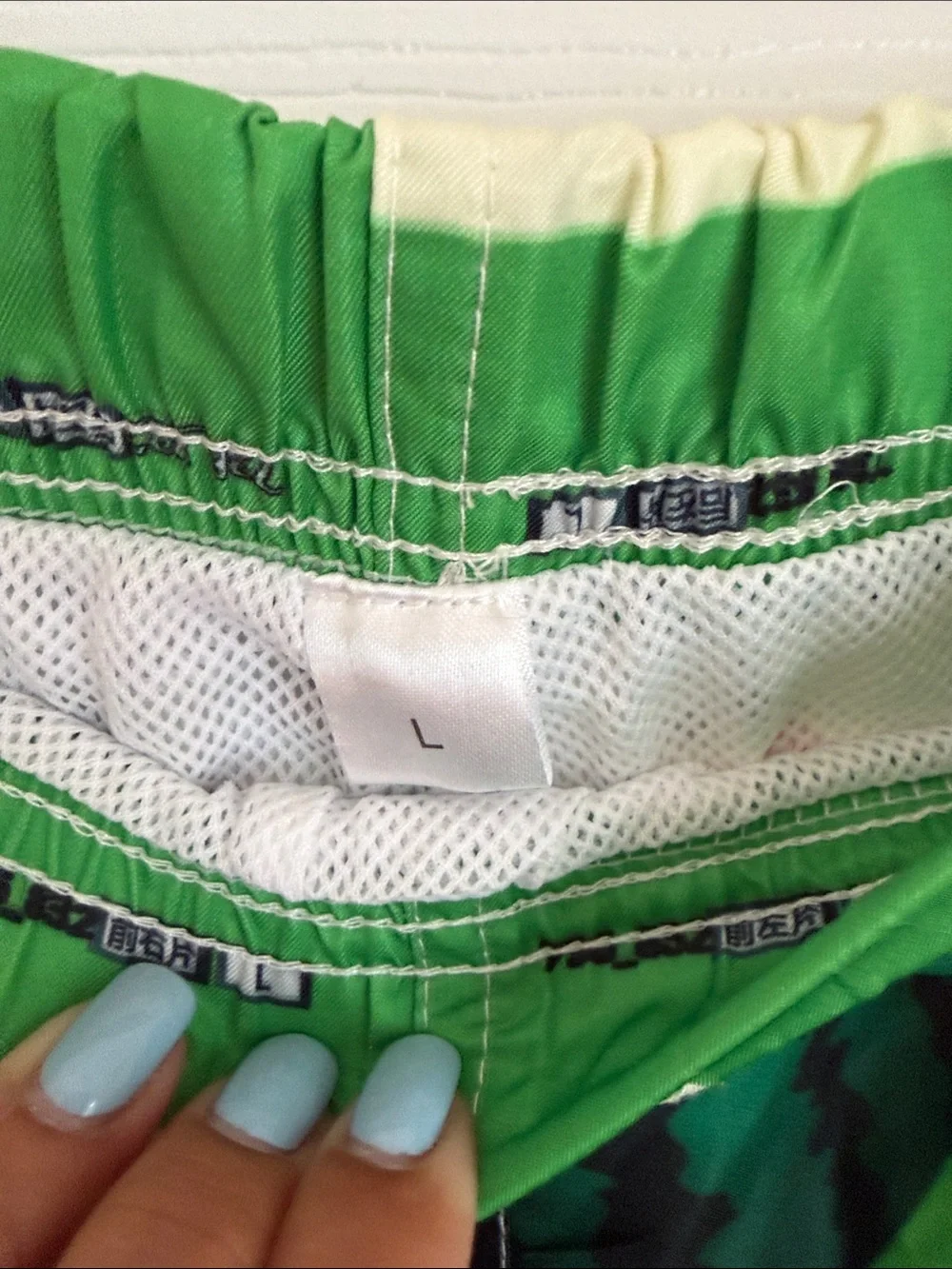 Boys Watermelon Swim Trunks Size Large Mesh Lined Beach Pool Shorts